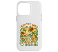 Floral Sunflower Garden Gnomes For Gardening Mom and Summer Carcasa para iPhone 14 Pro MAX