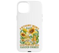 Floral Sunflower Garden Gnomes For Gardening Mom and Summer Carcasa para iPhone 15 Plus