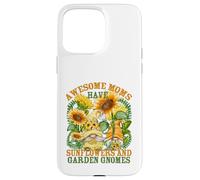 Floral Sunflower Garden Gnomes For Gardening Mom and Summer Carcasa para iPhone 15 Pro MAX