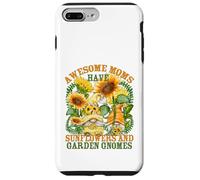 Floral Sunflower Garden Gnomes For Gardening Mom and Summer Carcasa para iPhone 7 Plus/8 Plus