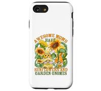 Floral Sunflower Garden Gnomes For Gardening Mom and Summer Carcasa para iPhone SE (2020) / 7/8