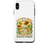 Floral Sunflower Garden Gnomes For Gardening Mom and Summer Carcasa para iPhone XS MAX