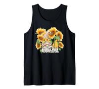Floral Sunflower GNOME For Hippies and Spring Cute Gardener Camiseta sin Mangas