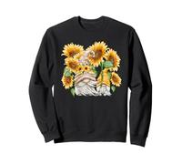 Floral Sunflower GNOME For Hippies and Spring Cute Gardener Sudadera