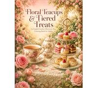 Floral Teacups & Tiered Treats: An English Garden Afternoon Tea Coloring Book for Adults