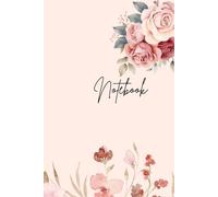 Floral Theme Notebook: A diary for men, women, kids and artists. College ruled, floral printed, 121 pages