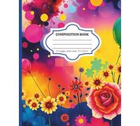 Floral Thoughts Notebook: College-Ruled Journal 120 Page - Stylish & Practical Design, Perfect for School, Notes, and Everyday Writing