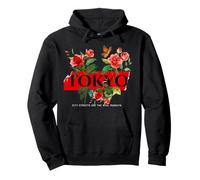 Floral Tokyo Japan Fashion Graphic Tees & Cool Designs Sudadera con Capucha