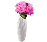 Floral Vases | Decorative Modern Vase For Flowers,Elegant Geometric Style Accent Vases | Easy Maintenance For Home, Charming Living Room, Table, Office, Green, Pink, White