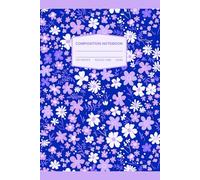 Floral Violet Lined Notebook -Soft Cover Journal, Cute Feminine Writing Journal for Women and Girls: Beautiful Flower Pattern Notebook With Lined ... Note-taking, School, or as a Thoughtful Gift