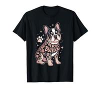 Floral Whimsical French Bulldog Frenchie Bulldogs Camiseta