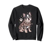Floral Whimsical French Bulldog Frenchie Bulldogs Sudadera