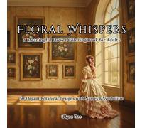 Floral Whispers: A Meaningful Flower Coloring Book for Adults | 50 Elegant Botanical Designs with Names & Symbolism for Relaxation, Mindfulness & Stress Relief