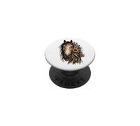 Floral Wild Horse Country Equitación Boho Western Cowgirl PopSockets PopGrip Adhesivo