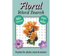Floral Word Search Puzzle Book: Search with Easy to Read Print about Floral and More | 6x9 inches, 110 pages | 50+ Puzzles ... Gifts for Vacations, Holidays & Free Times