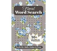 Floral Word Search: Puzzle Book Word Searches Easy to Read about Floral, Herbs, Gardening and more | 6X9 Inches, 110 Pages | 50+ Puzzles...Gift for Vacations, Birthdays, Holidays and Free Times.