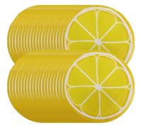 FloralGrace 40 Stück Lemon Napkins Servietten Zitronen, Servilletas con Motivo de Limón para Decoración, Servilletas de Limón para Cumpleaños, Fiestas de Limón, Bodas