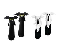 FloralGrace Halloween Hand In Hand Novedad Calcetines Magnéticos Sosteniendo Manos Divertidos 3D Fantasma Murciélago Familia Calcetines a Juego para Adultos Niños Halloween Zombie