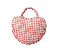 Florals - Organizador de maquillaje con forma de corazón, acolchado, resistente al agua, para viajes, portátil, para almacenamiento de artículos de tocador para mujeres, con estampado floral, j, Talla