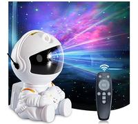 Florarich Proyector de estrellas, luces nocturnas, proyector de galaxia nebulosa con control remoto, mini proyector de luz de astronauta lindo para dormitorio de niños, sala de juegos, techo,