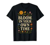 Florece a tu debido tiempo | Cottagecore bohemio con flores silvestres Camiseta