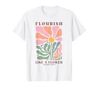 Florece como una Flor Salmos 103:15 Fe Cristiana Camiseta