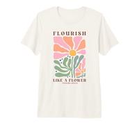 Florece como una Flor Salmos 103:15 Fe Cristiana Camiseta Premium