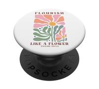 Florece como una Flor Salmos 103:15 Fe Cristiana PopSockets PopGrip Adhesivo