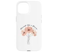 Florece como una Flor versículo bíblico de fe Cristiana Carcasa para iPhone 15