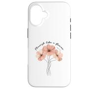 Florece como una Flor versículo bíblico de fe Cristiana Carcasa para iPhone 16