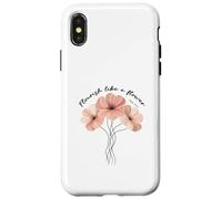 Florece como una Flor versículo bíblico de fe Cristiana Carcasa para iPhone X/XS