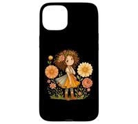 Florece con Alegría Floral Niña Inspiracional Carcasa para iPhone 15 Plus