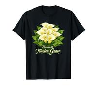 Florece con Gracia Atemporal: Ramo de Lirios de Cala Camiseta gráfica económica