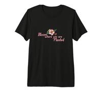 Florece Donde estás Plantado Monarca Oruga Camiseta Premium