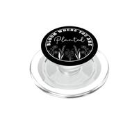 Florece Donde Estés Plantado - Cita Motivacional Floral PopSockets PopGrip para MagSafe