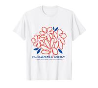 Florece el diseño Floral Diario: Crece con Gracia, Brilla con P Camiseta