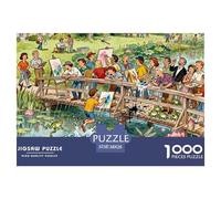 Florecimiento de Lotus en el Estanque en Verano Puzzle De Madera Impermeable Puzzles De 1000 Piezas para Adultos Divertido Rompecabezas para Decoración del Hogar