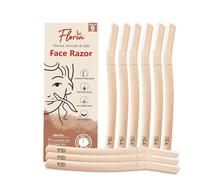 Floren Maquinilla de afeitar facial para mujeres (juego de 3) I Para una depilación facial suave y sin esfuerzo I Adecuado para pelusa de melocotón, barbilla, labios superiores y cejas (paquete de 3)