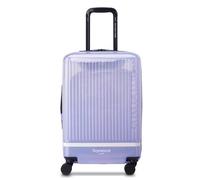 florence by mills Gotta Glow Hardside - Equipaje expandible para Mujer con Ruedas giratorias, Morado translúcido, Equipaje de Mano de 20 Pulgadas, Equipaje expandible con Ruedas giratorias, Morado