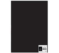 Florence Cardstock Smooth - Suministros para hacer tarjetas de colores, A4, negro, 100 hojas, papel de colores para álbumes de recortes, tarjetas y otras manualidades de papel, 300 g/m²