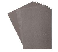 Florence Cartulina (216 g/m²) y papel brillante (250 g/m²), gris, A4, 10 hojas, para álbumes de recortes, fabricación de tarjetas, troquelado y más manualidades de papel