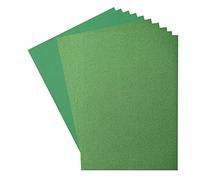 Florence Cartulina (216 g/m²) y papel brillante (250 g/m²), verde oscuro, A4, 10 hojas, para álbumes de recortes, fabricación de tarjetas, troquelado y más manualidades de papel
