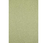 Florence - Cartulina con purpurina, 5 hojas de papel para manualidades, 250 GSM, A4, color verde claro