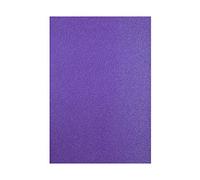 Florence - Cartulina con purpurina, color morado, tamaño A4, 5 hojas, papel para manualidades, papel para álbumes de recortes para hacer tarjetas, 250 g/m²