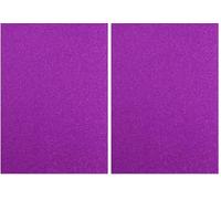 Florence - Cartulina con purpurina, color rosa A4, 5 hojas, papel para manualidades, papel para álbumes de recortes para hacer tarjetas, 250 g/m², color morado (Paquete de 2)