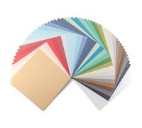 Florence Papel Cartonado de Lino Colores Surtidos 250 g - Papel Scrapbooking 30,5 x 30,5 cm - Papel Cartonado Color - Invitaciones Elegantes, Cajas de Regalo y Proyectos Artísticos