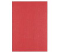 Florence Cartulina de Lino A4 Rojo - 100 Hojas Poppy de 250 g - Folios de Colores para Scrapbook, Tarjetas, Invitactiones de Boda y Manualidades