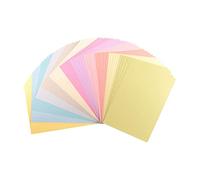 Florence Vaessen Creative cartulina Suave, Mezcla de Colores Pastel, 216 Gramos, tamaño A4, 60 Hojas, para álbumes de Recortes, Tarjetas, Troquelado y Otras Manualidades de Papel, Multicolor