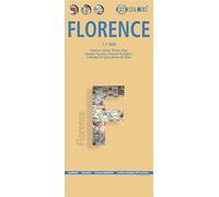 Florence, Florenz, Borch Map: Florence Centre, Fiésole, Pisa, Greater Florence, Florence & Region, Cathedral of Santa Maria del Fiore