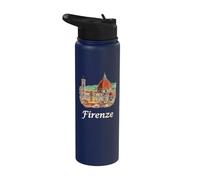 Florence italy italian travel souvenir Stainless Steel Insulated Water Bottle